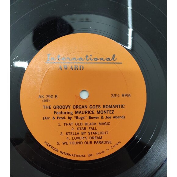 Maurice Montez - The Groovy Organ Goes Romantic" Vinyl LP (Design DLP-265, 1966) - Picture 6 of 8